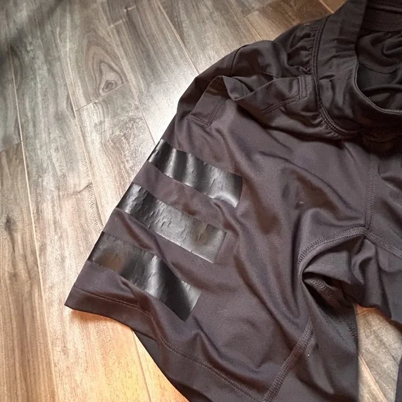 Adidas Black Athletic Shorts Lightweight Performance - Picture 6 of 6